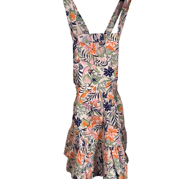 NEW Polo Ralph Lauren Tropical Print Linen Cotton Dress Girl's 6X Sleeveless - Picture 1 of 11